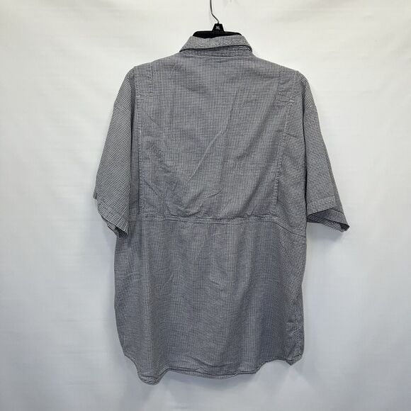 Columbia Shirt Adult Extra Large Multicolor Short Sleeve 100% Cotton Pockets Men - Picture 2 of 16